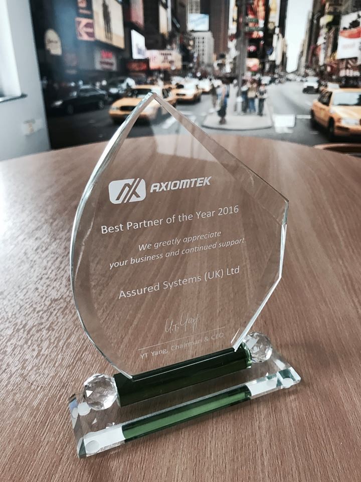 Axiomtek Partner of the Year Award